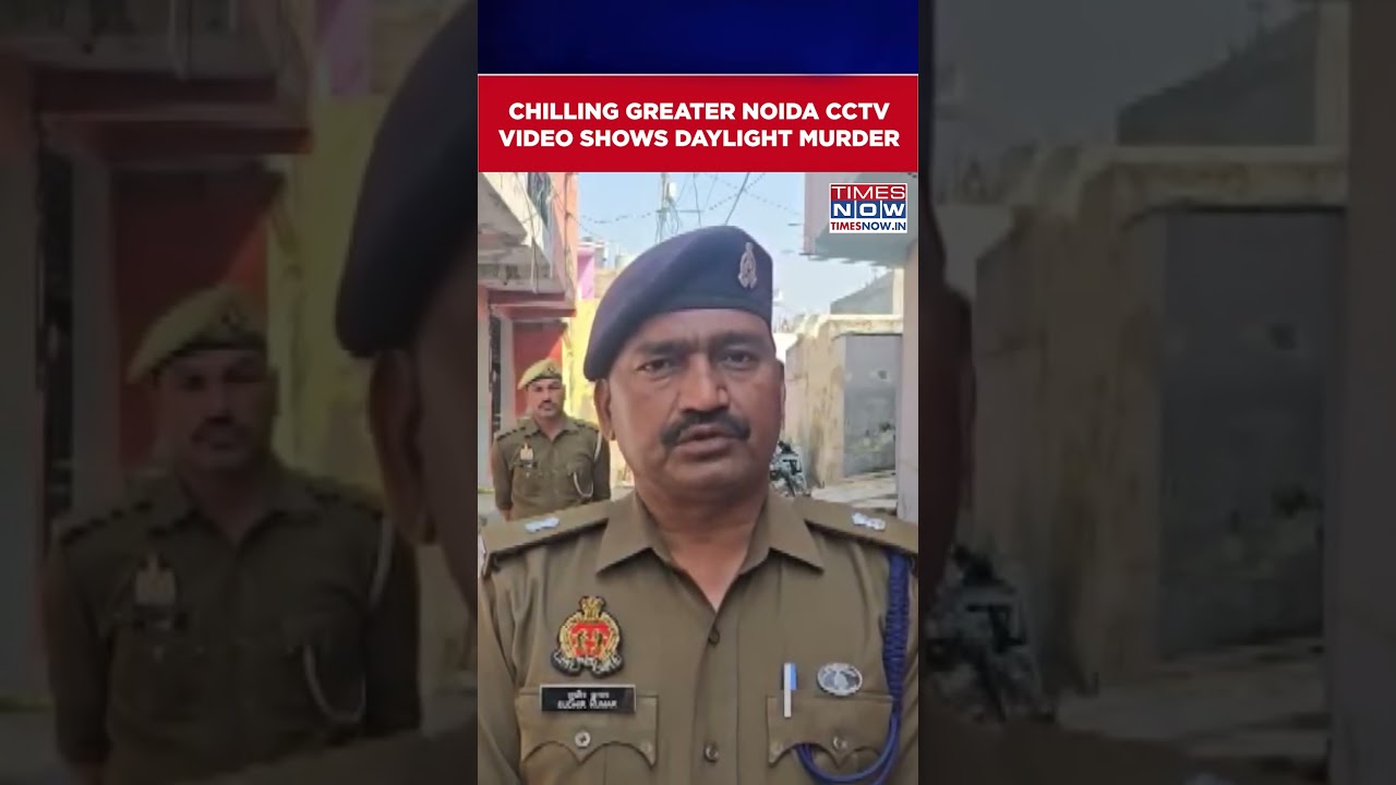 Chilling Greater Noida CCTV Video Shows Man Shot Dead In Daylight #shorts