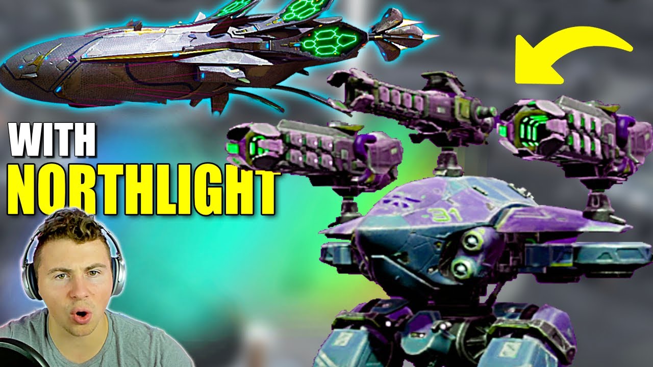 Deadly NEW Repair Weapons With NORTH-LIGHT Healing Ship | War Robots Test Server