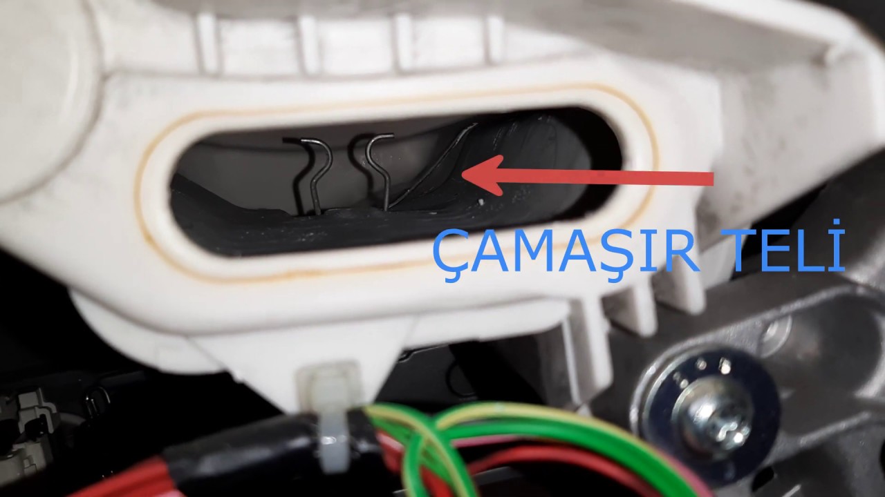 ÇAMAŞIR MAKİNASI KAZAN İÇİNDEN TEL ÇIKARTMA