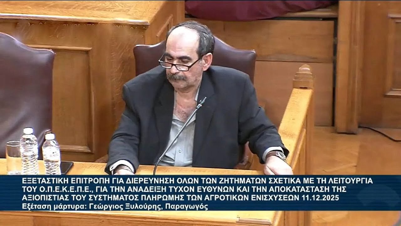 ΟΠΕΚΕΠΕ - Εξεταστική Βουλής: Εξέταση Γιώργος Ξυλούρης - Δ΄ ΜΕΡΟΣ