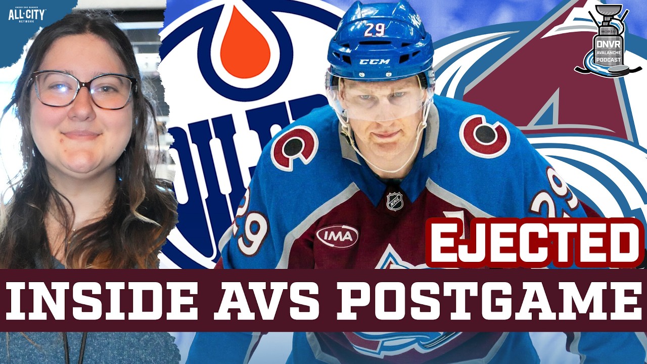 Jared Bednar & Avs REACT to WILD MacKinnon EJECTION & More Inside Locker Room After LOSS vs Oilers