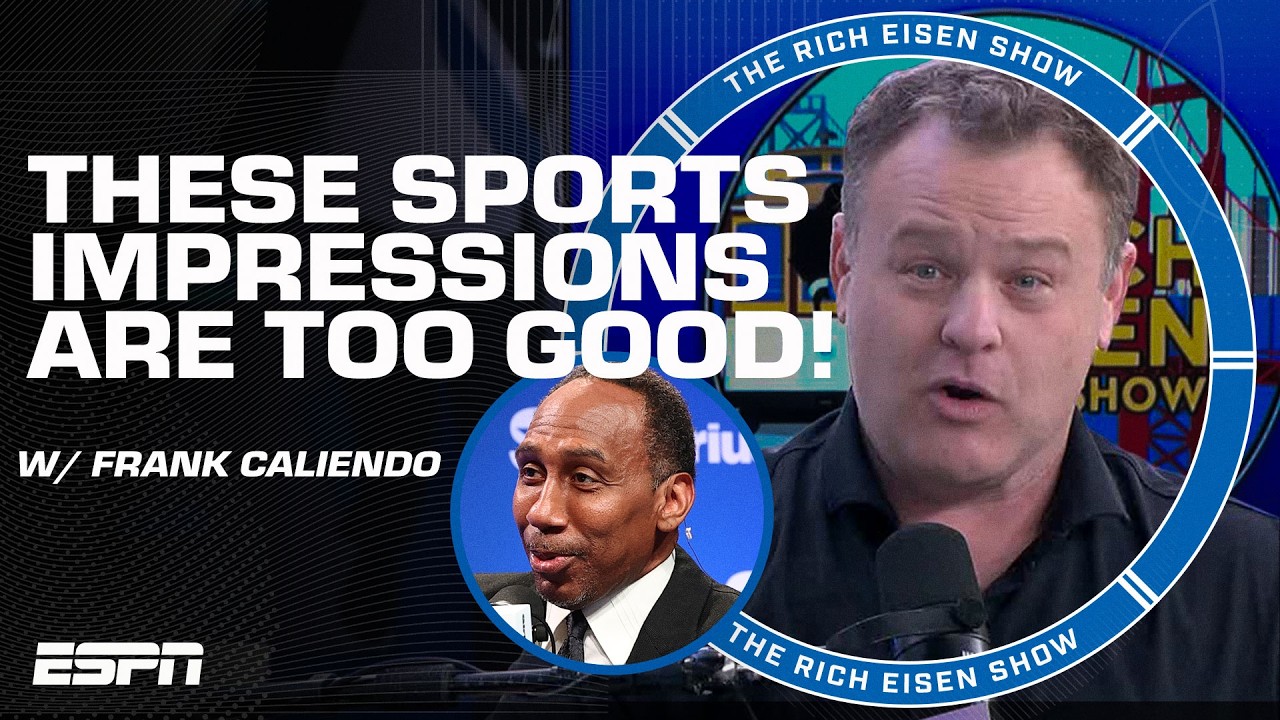 Frank Caliendo's Stephen A. Smith impression leaves the crew in tears 🤣 | The Rich Eisen Show