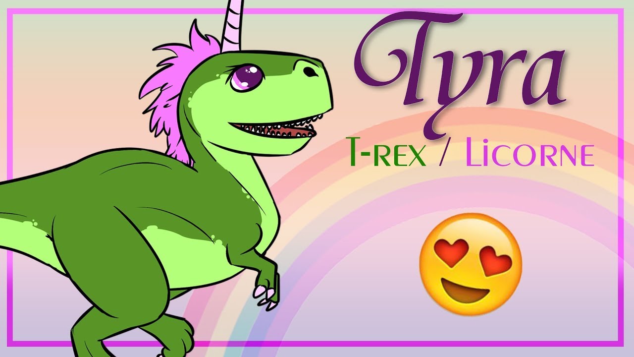Tyra : la première T-Rex Licorne, mascotte de la chaîne !