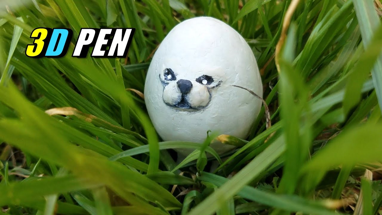 3D Pen eggdog IRL