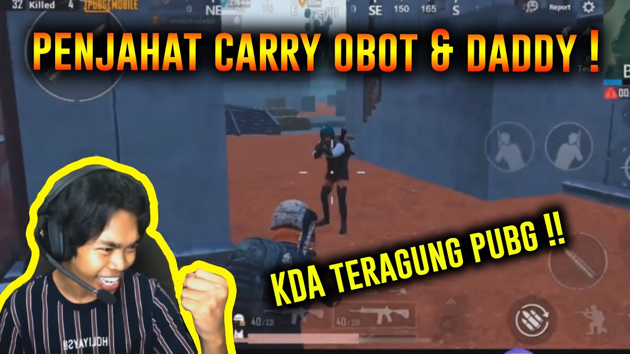 KAW2 PENJAHAT CARRY DADDY DAN OBOT !! GAMEPLAY LEVEL2 PMCO TERNGAKAK DI ALAM SEMESTA !!!