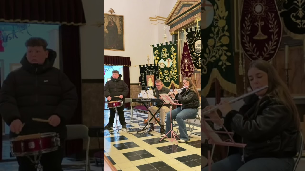 La esperanza de María, flauta Natalia Rayón, teclado Máximo Rayón, caja Gonzalo Dengra Castril 2026.