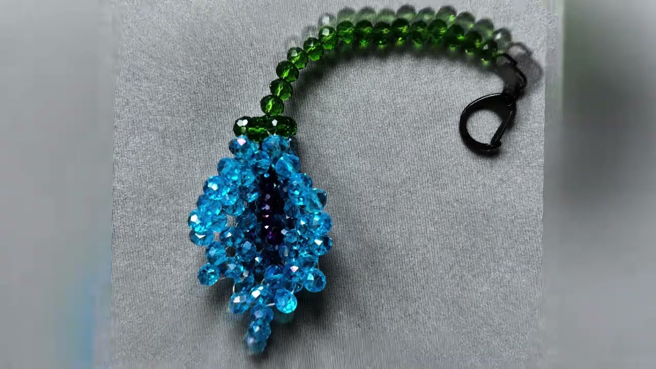 Мастер-класс брелок из бусин Цветок . Обвес. Елочная игрушка. Мастер-класс. Каала. Каалы. Цветок.