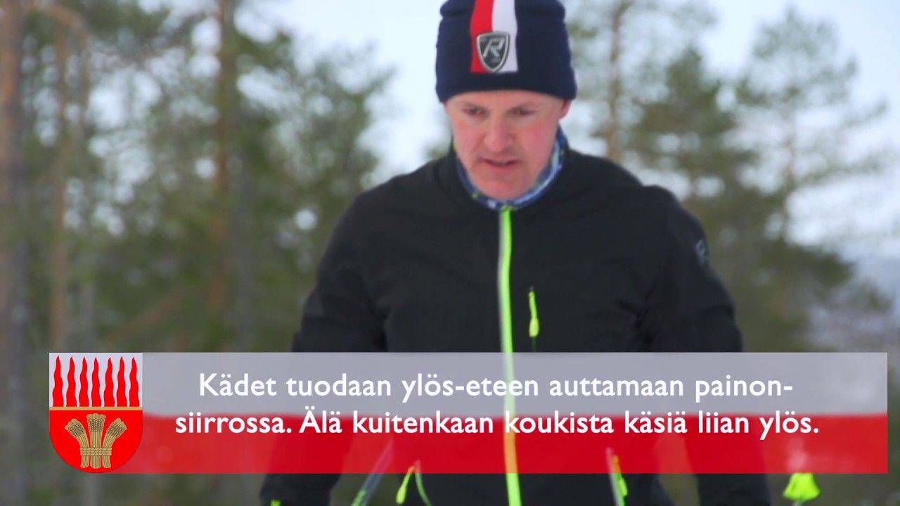 Sami Jauhojärvi RIIHIMÄKI 6 hiihtokoulu TASAMAAN LUISTELUA MOGREN TEKNIIKALLA