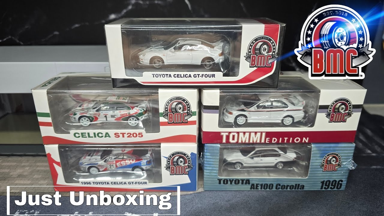 BM Creations 1/64 Toyota Celica GT-Four | Castrol | Esso | Mitsubishi Lancer Evo VI Tommi Edition