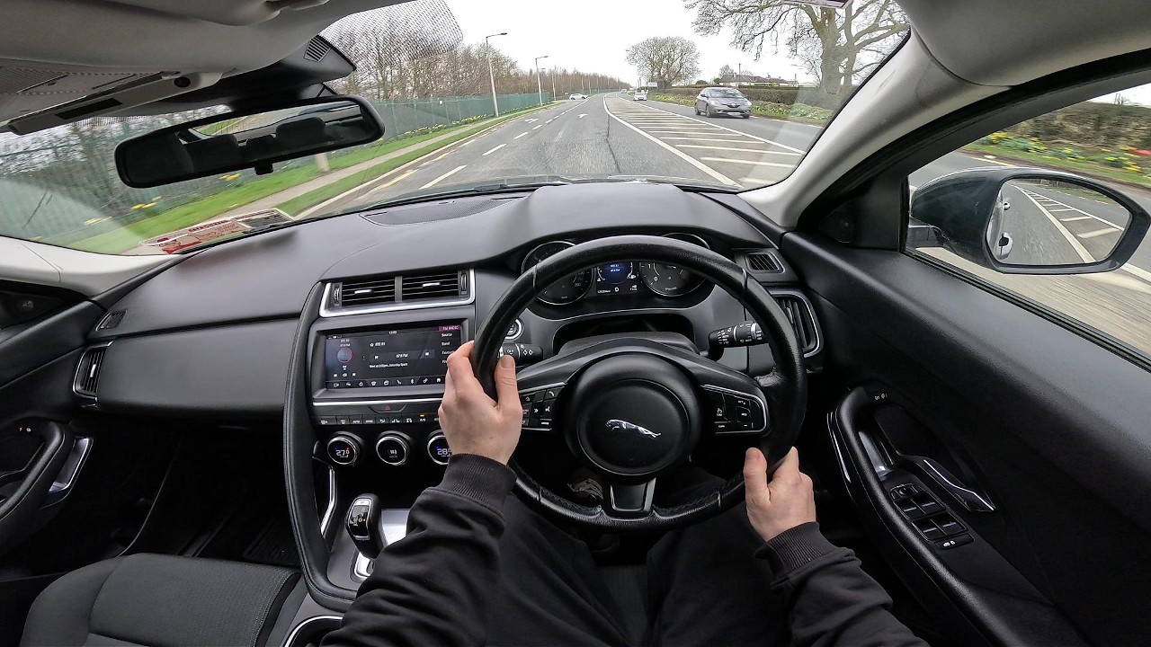 2018 Jaguar E-Pace 2.0 Diesel 150HP POV Drive | Real Acceleration & Interior Review