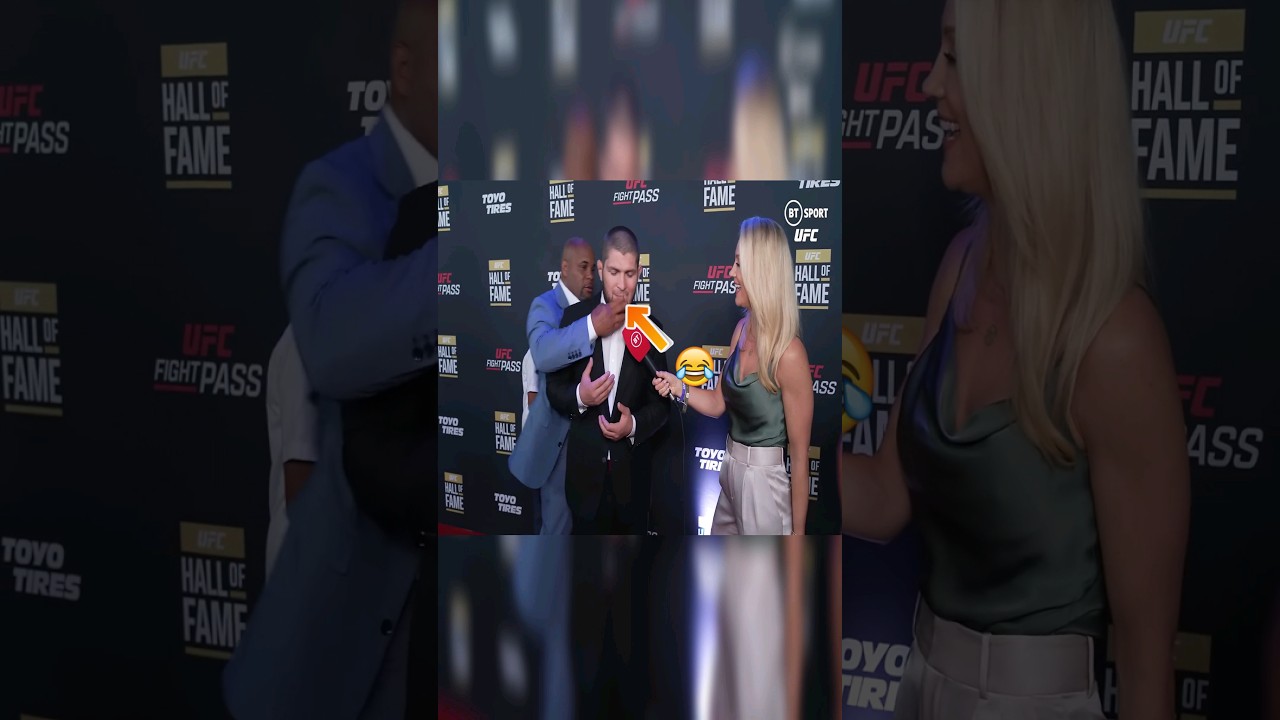 😂🤣 khabib and DC funny moments #funny #shorts