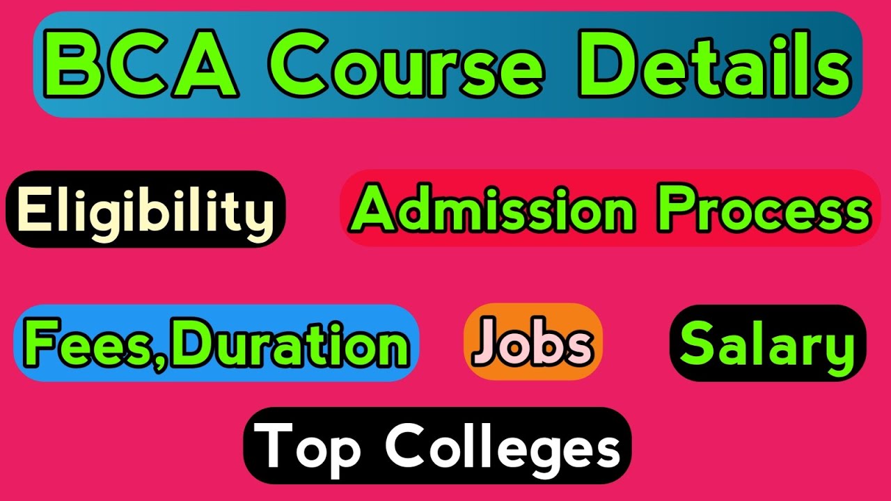 BCA Course Details Tamil | BCA Course Scope & Salary | Best Course 2023