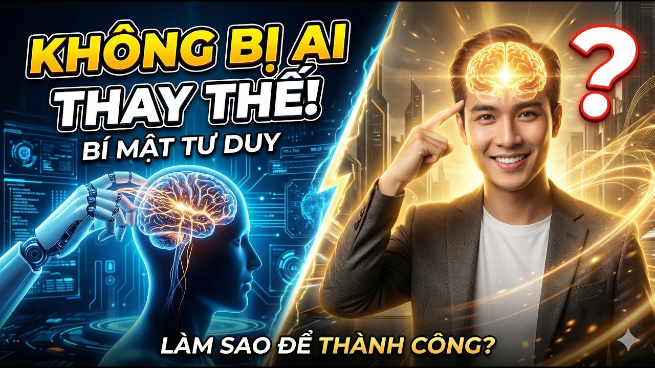 Bí Mật Tư Duy Giúp Bạn Không Bao Giờ Bị AI Thay Thế.