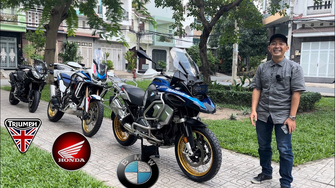 Bộ ba Adventure Honda Africa Twin, Triumph Tiger Sports và BMW GSA HP  Siêu keng chất đẹp