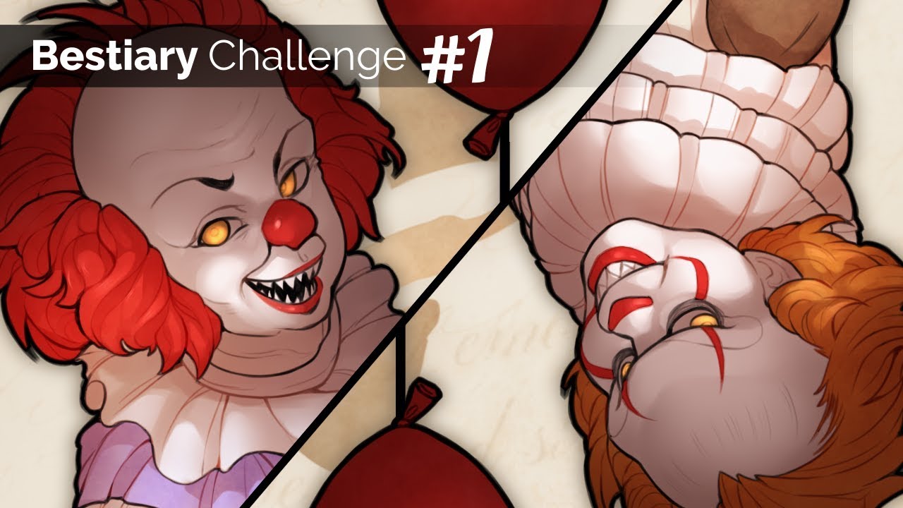 Bestiary Challenge #1 – Pennywise (Speed Paint)