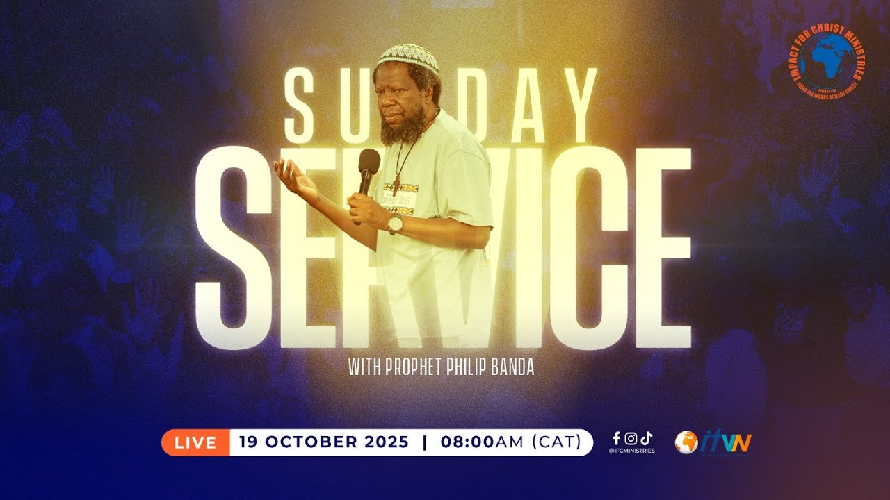 Live Sunday Service - 19 October 2025 | Prophet Philip Banda