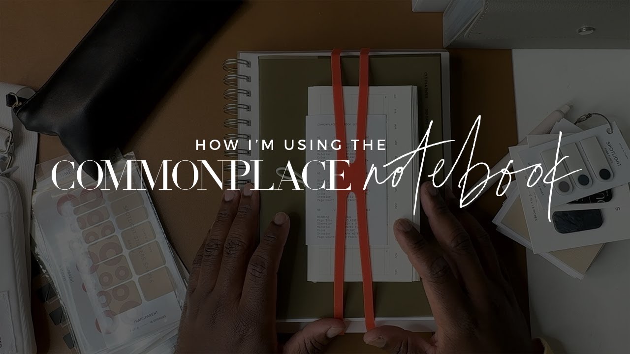 How I’m Actually Using the Cloth & Paper Commonplace Notebook Set