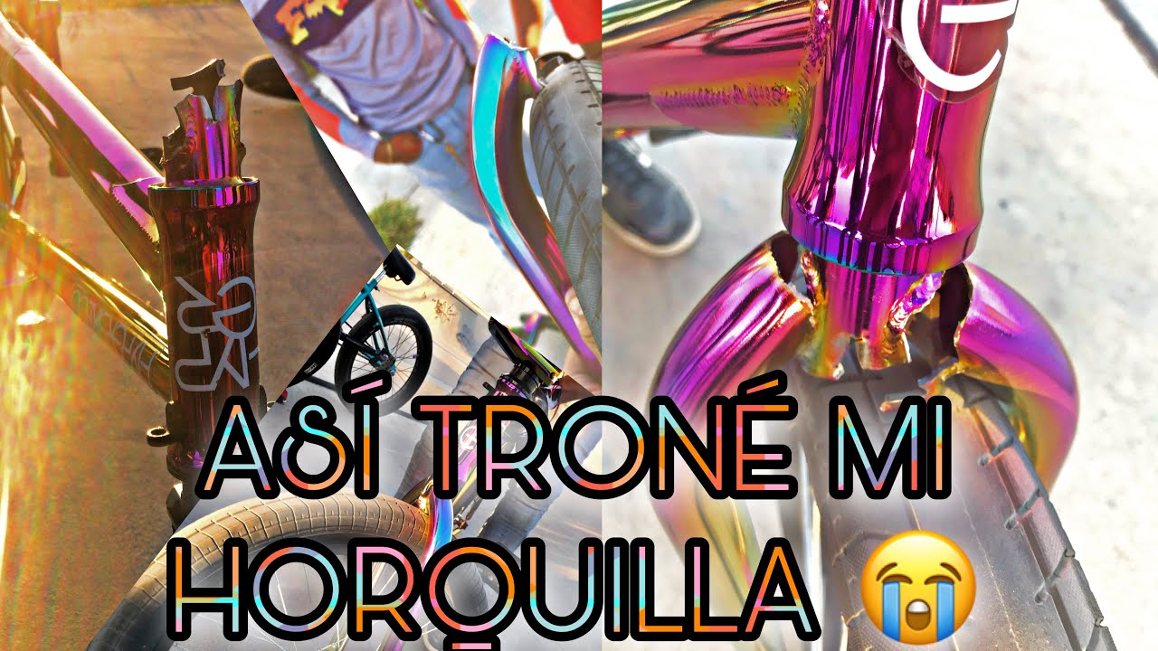 ASÍ TRONÉ MI HORQUILLA 😭 | Randall Bmx