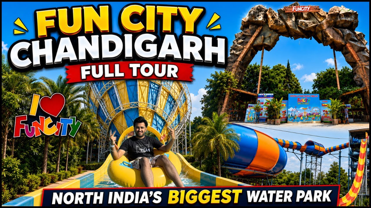 FunCity Chandigarh Full Tour | Best Waterpark Series in Punjab | ਫਨ ਸਿਟੀ ਚੰਡੀਗੜ੍ਹ