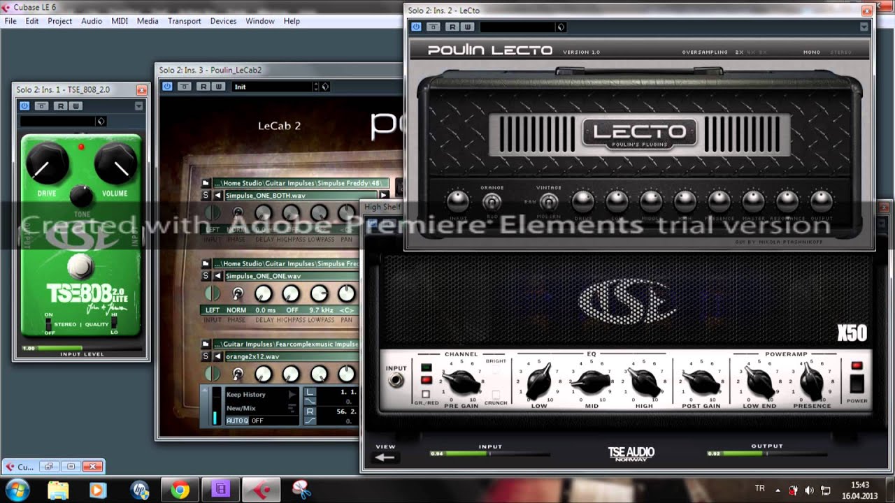 TSE 808 2.0+TSE X50+LeCto+LeCab2 with some IRs Metal Tone Test