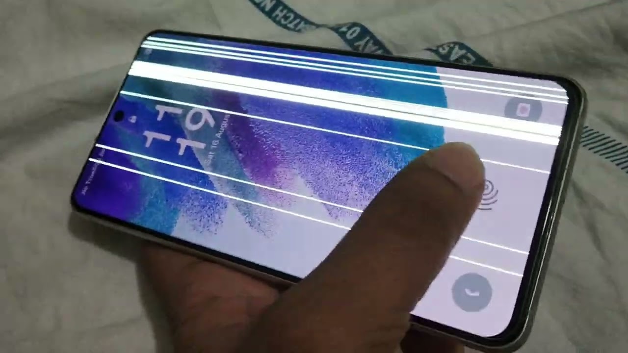 SAMSUNG S21 FE MOBILE white Line,  Green line problem 2025