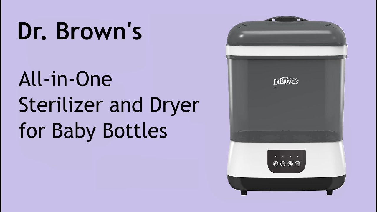 Dr. Brown's All-in-One Sterilizer and Dryer for Baby Bottles - Review & Tutorial