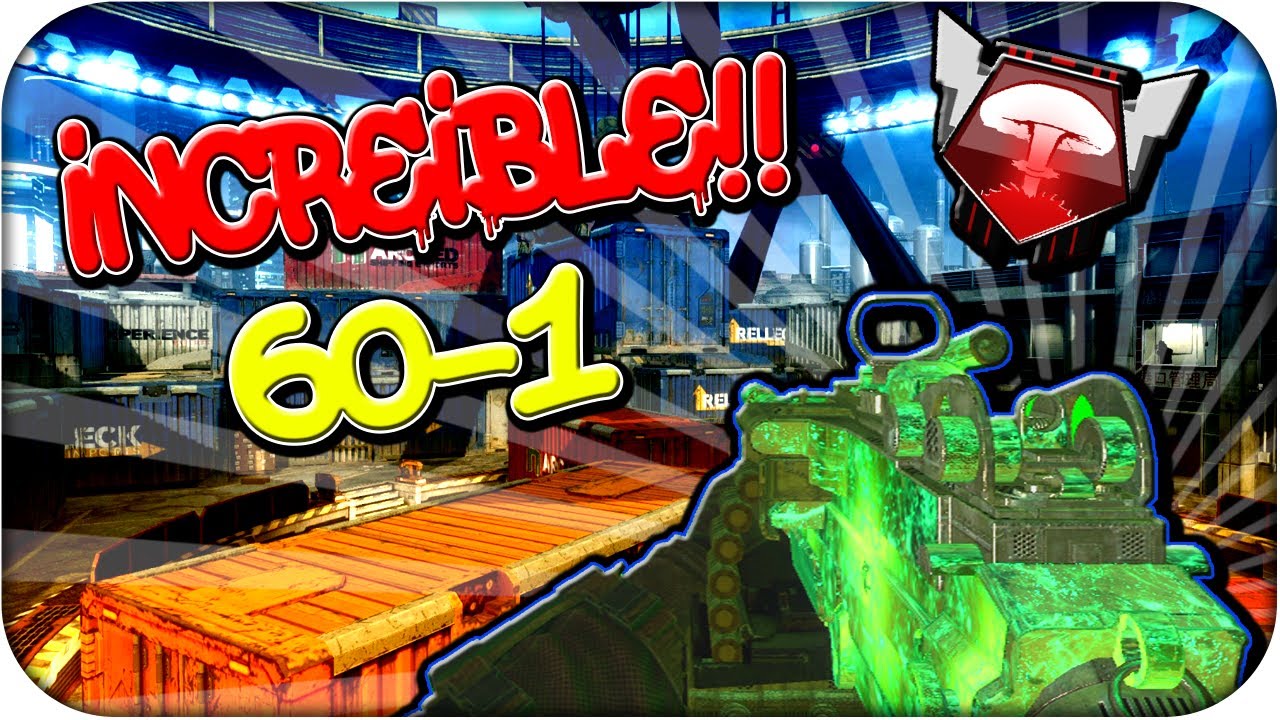 INCREIBLE PARTIDA!! 60-1 EN DUELO POR EQUIPOS CON NUCLEAR - BLACK OPS 2