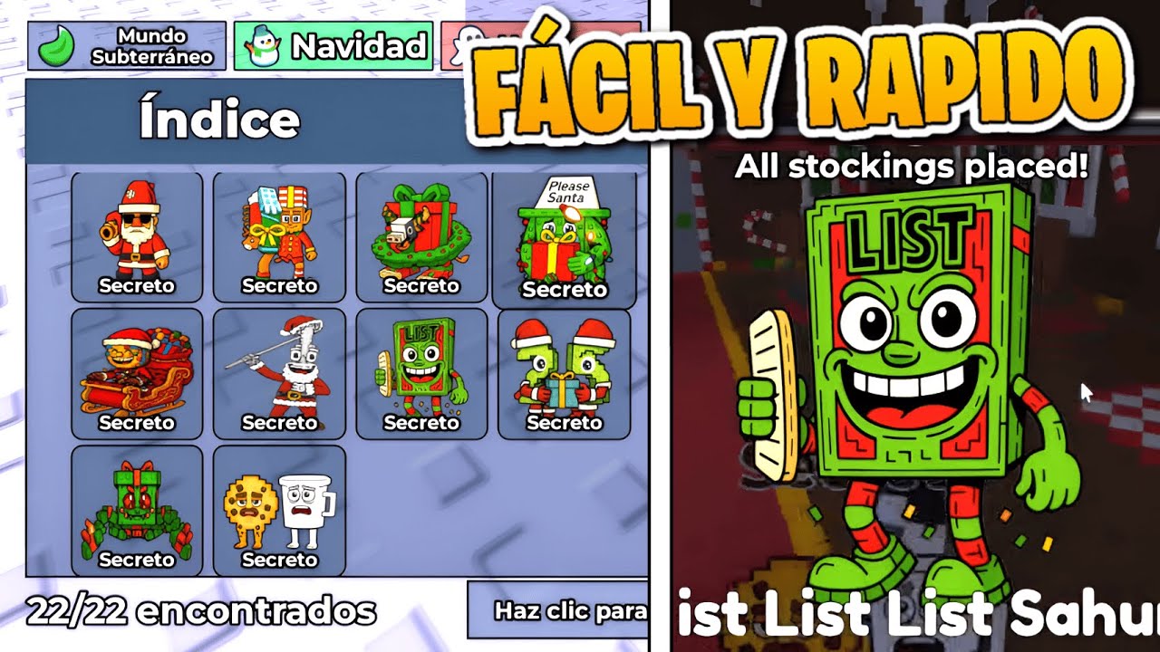 COMO CONSEGUIR TODOS LOS BRAINROTS DE NAVIDAD en Find a Brainrot! (Encuentra un Brainrot)