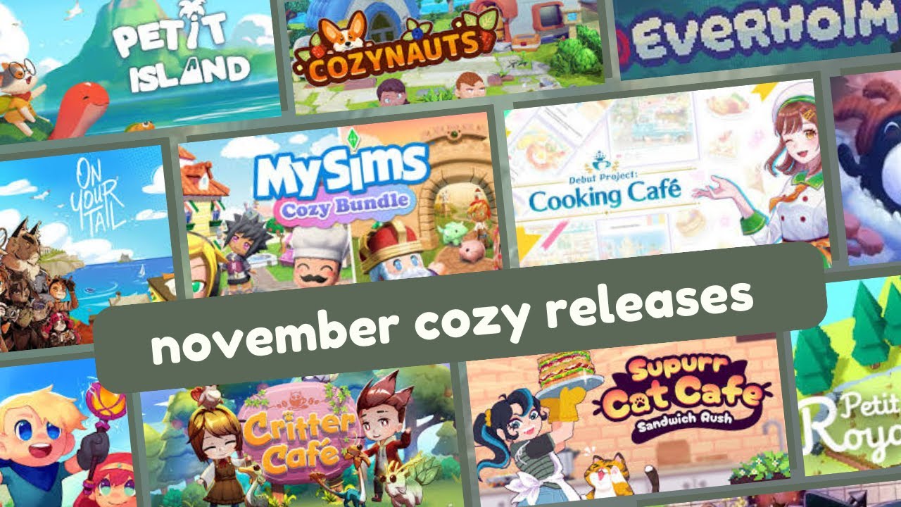 20 *new* cozy games releasing this november! 🍄🍂- an in-depth overview | nintendo switch & steam 🎮✨