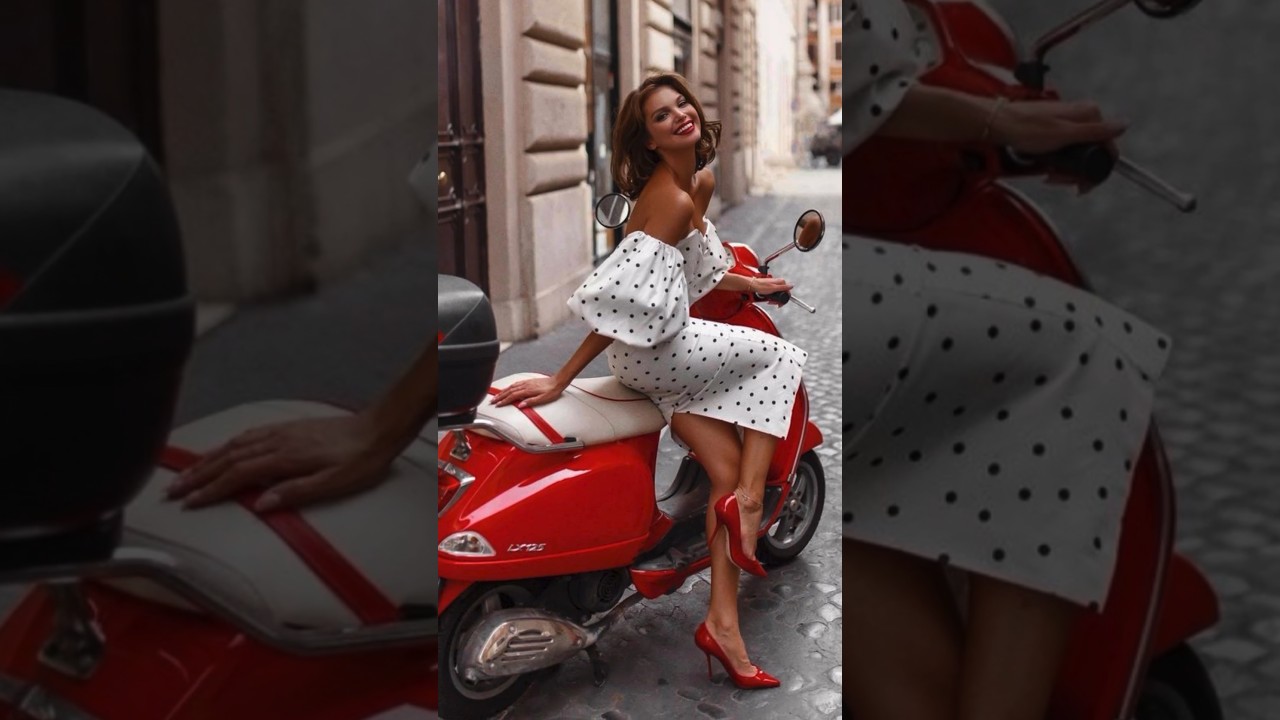 20 Trendy Vespa Outfits to Look Stylish AF! #shortsoutfit  #fashionshow  #foryou_  #fashioninn