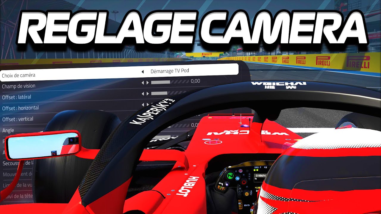 MES REGLAGES CAMERA SUR F1 2019 (+Tuto Modding)