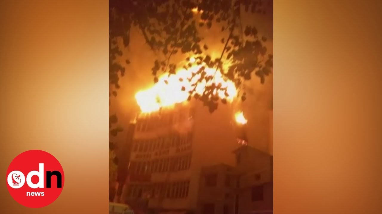 Deadly inferno rips through New Delhi hotel