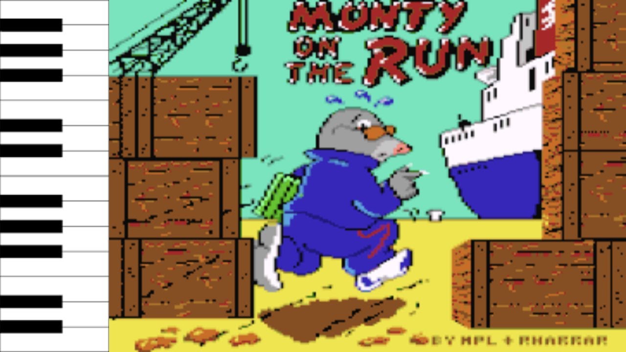 Monty on the Run Theme (Monty on the Run) On Piano