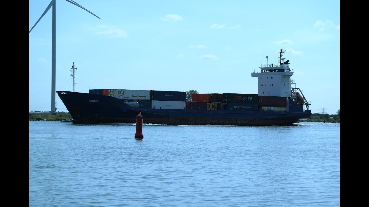 Non Stop Ship Traffic in Rotterdam Harbor | Full HD