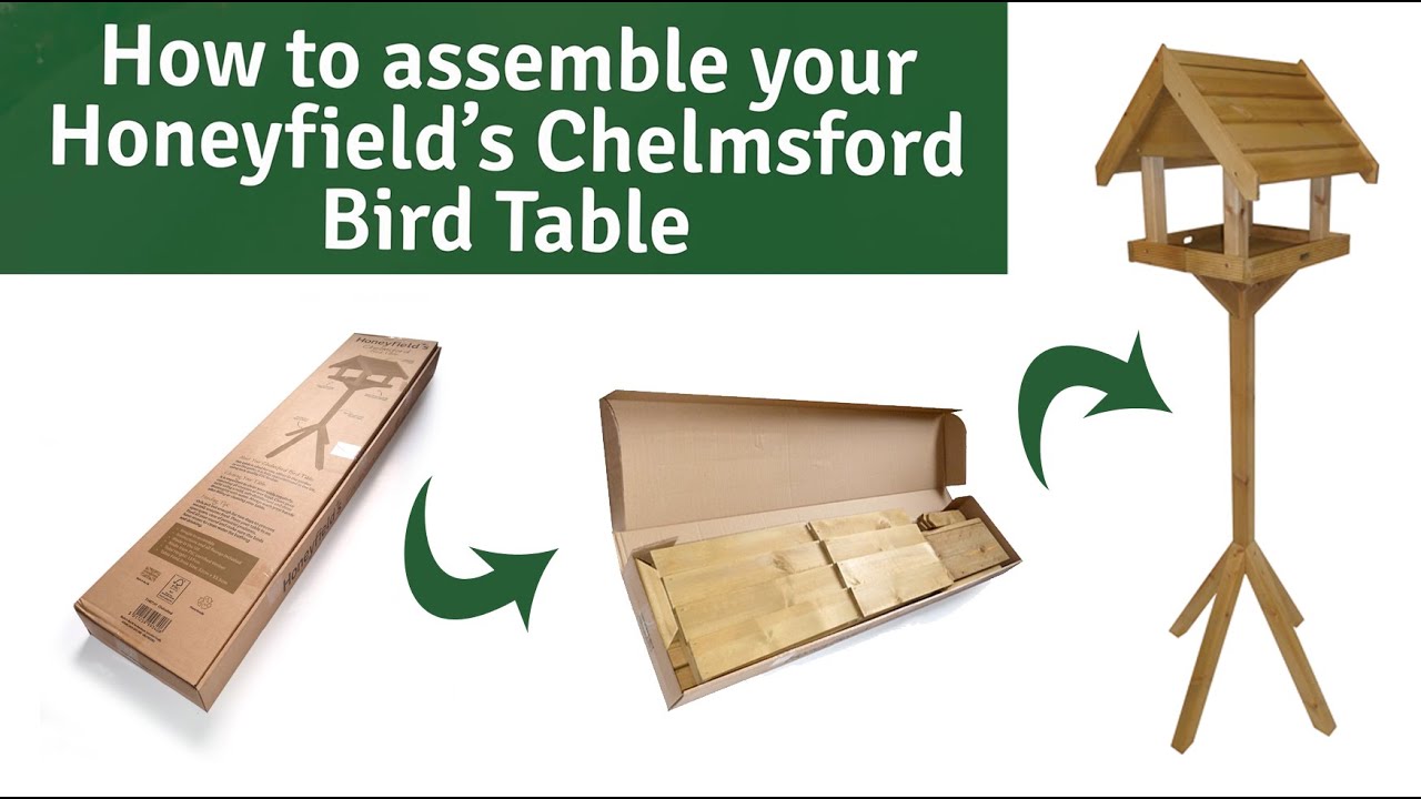 Bird Bites - How To Assemble Your Honeyfield's Chelmsford Bird Table