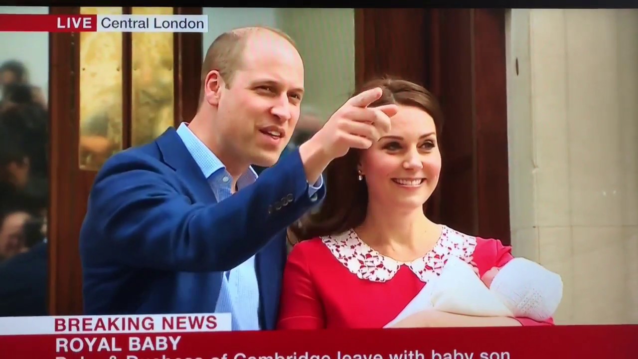 The Duke & Duchess Of Cambridge Leave Hospital & Take Royal Baby To Kensington Palace