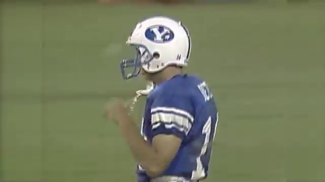 Highlights of BYU greats Eric Drage and Ty Detmer