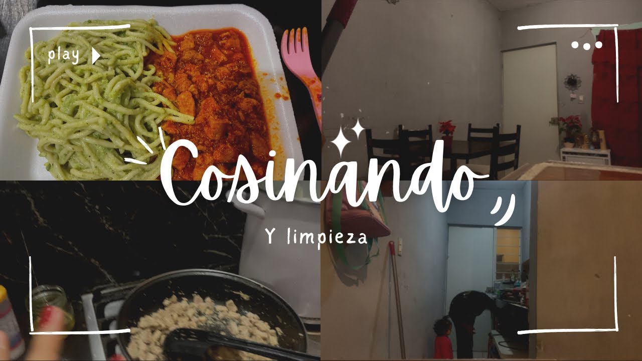 Cosinando y limpiando mi casa de Infonavit 