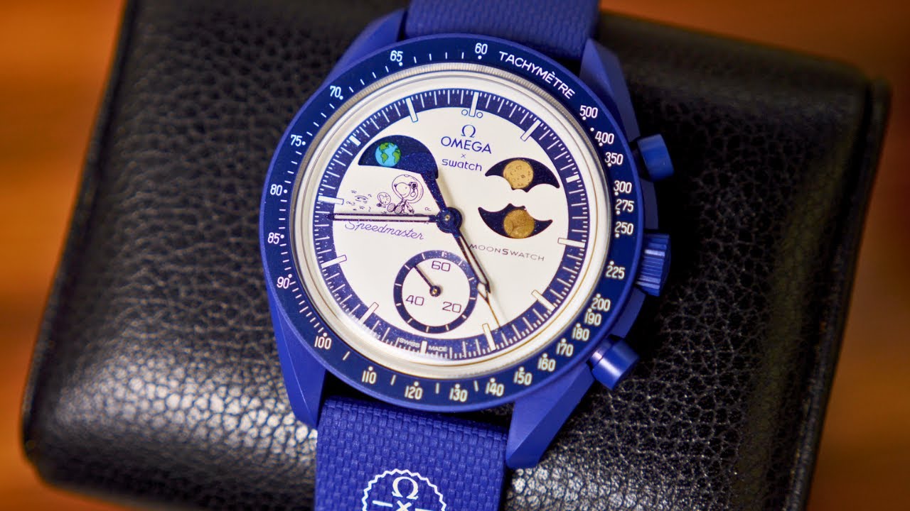 Omega x Swatch MoonSwatch Mission to Earthphase Moonshine Gold Unboxing