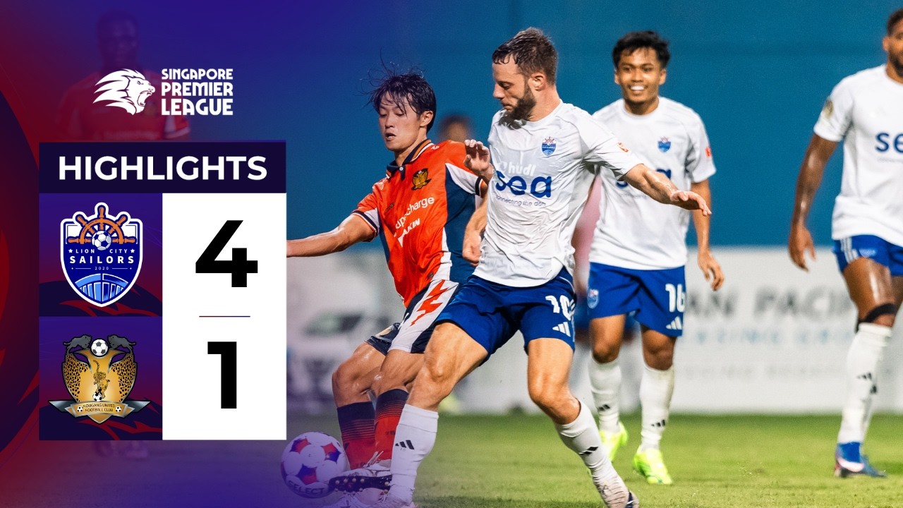 Hougang draw first blood but Sailors run riot | 2025/26 SPL: Lion City Sailors vs Hougang United