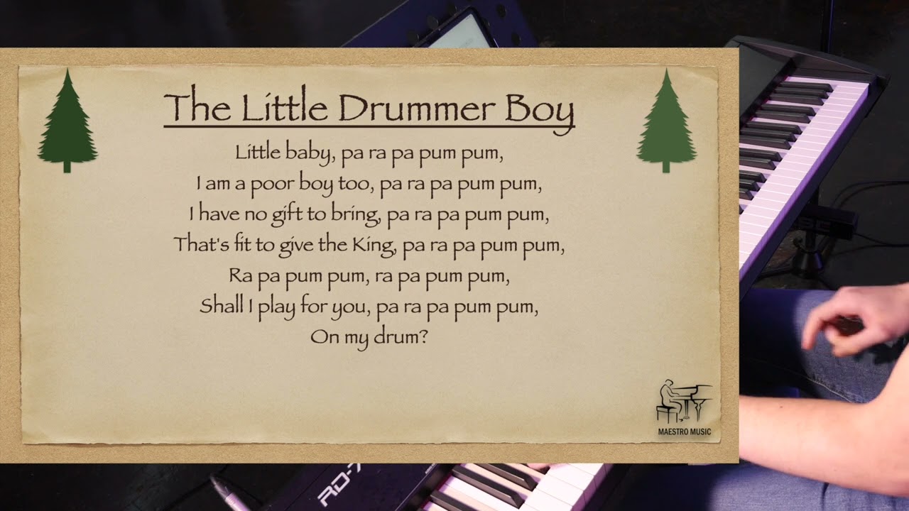 The Little Drummer Boy - Backing Track
