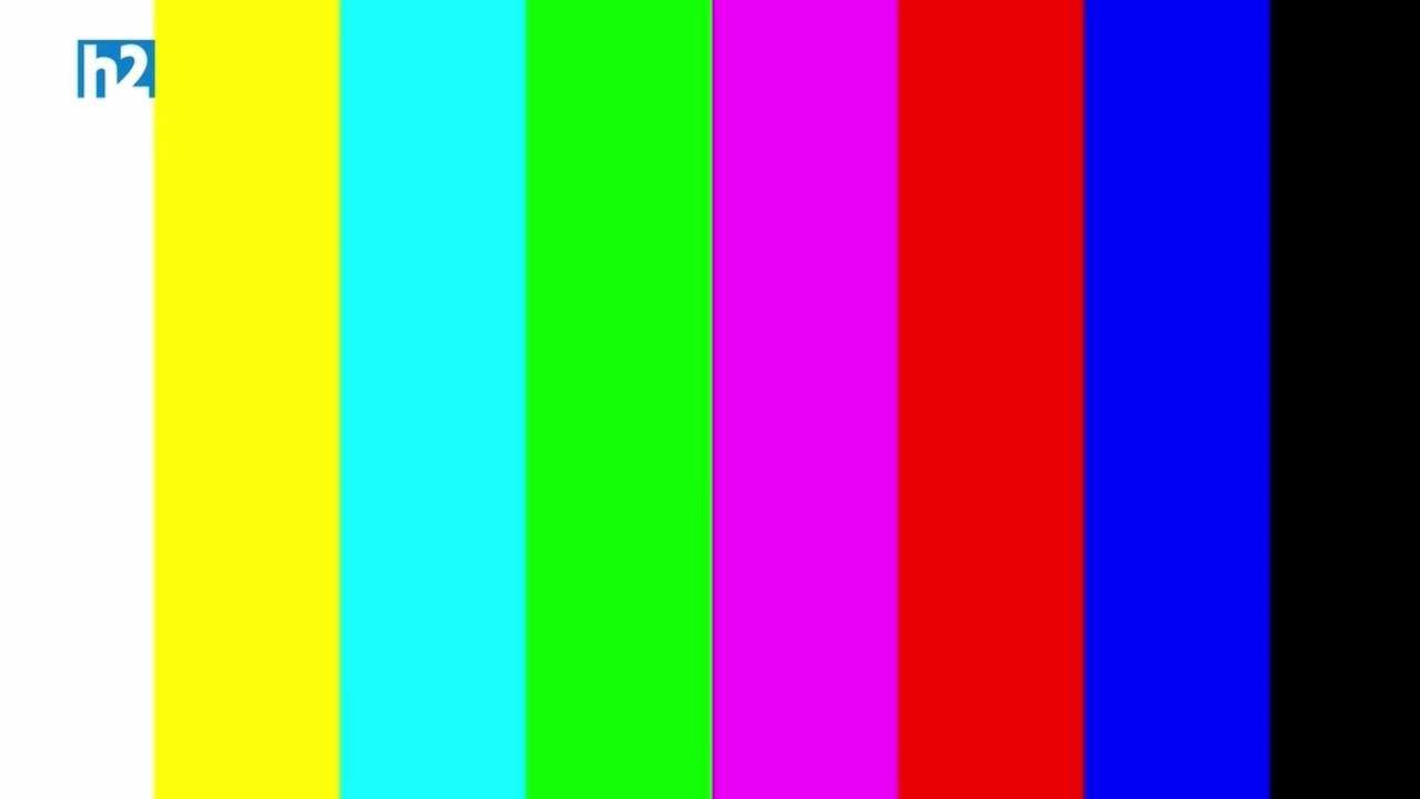 h2 TV Armenia - sign off with test pattern / Sendeschluss mit Testbild (20240616)