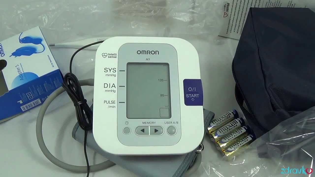 Апарат за измерване на кръвно Omron - М3 с подаръци