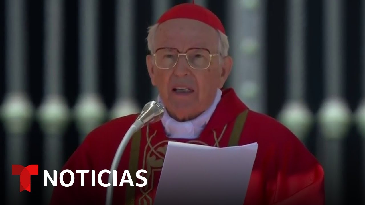 Escuche completa la homilía de un cardenal amigo del papa en su misa fúnebre | Noticias Telemundo
