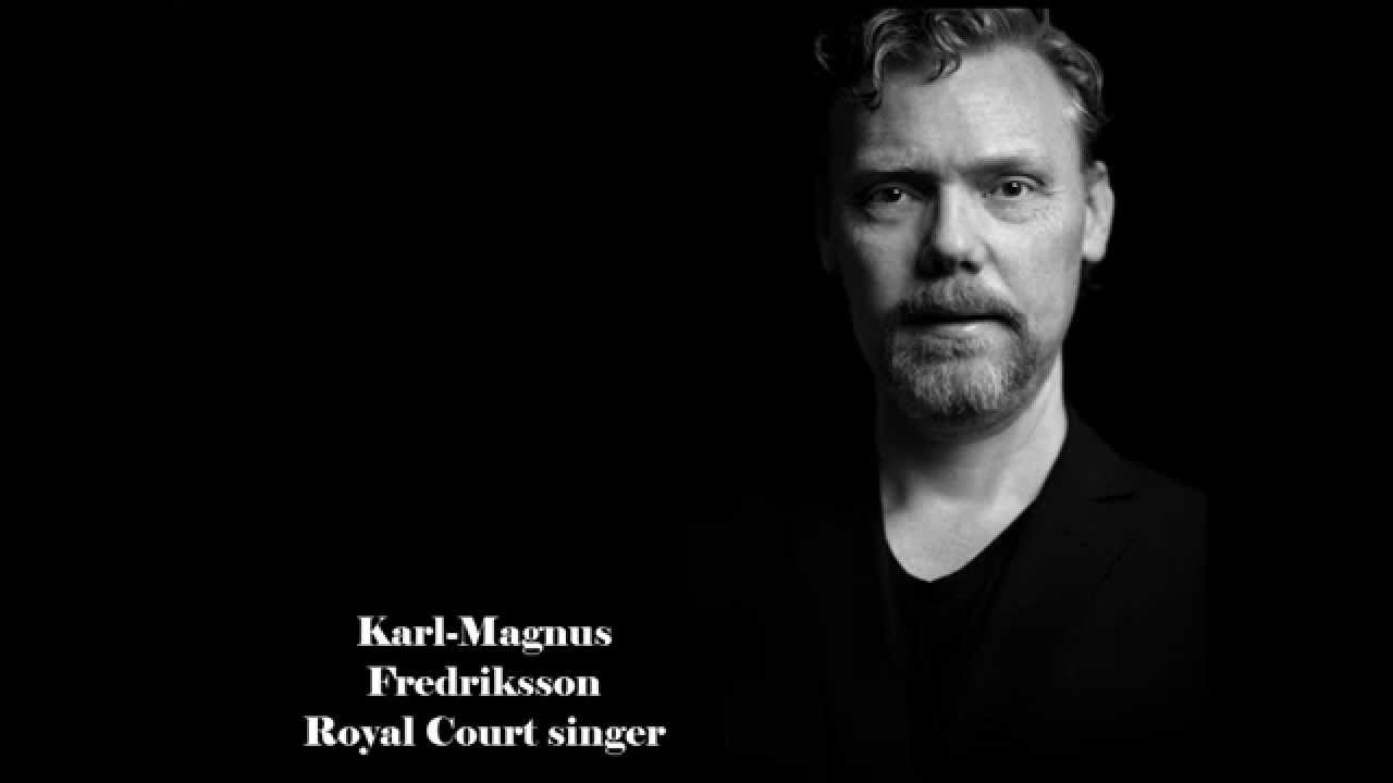 Karl-Magnus Fredriksson sings 
