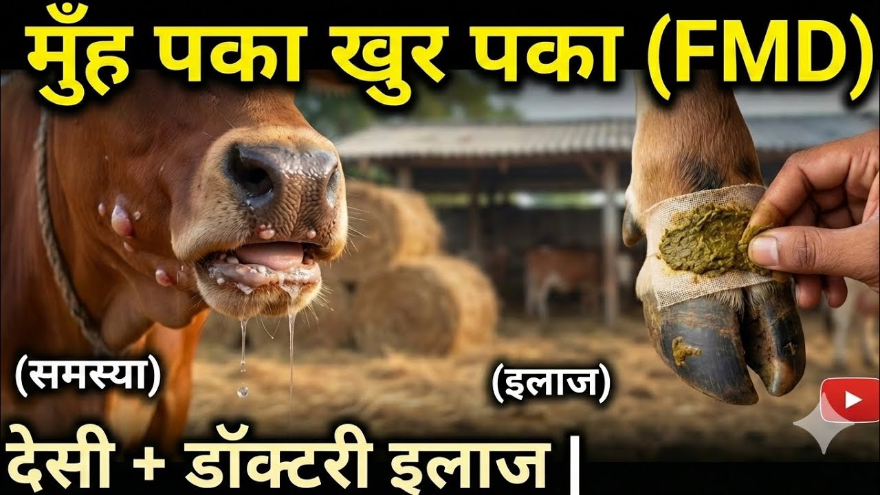 FMD (Foot and Mouth Disease) in Cows: Desi + Medical Treatment | ये 4 गलतियां मत करना!