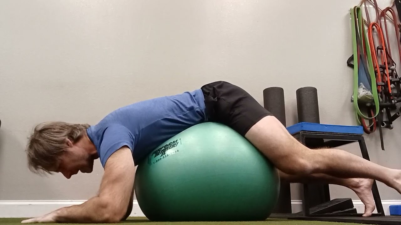 Stability ball inverted I halation- passive