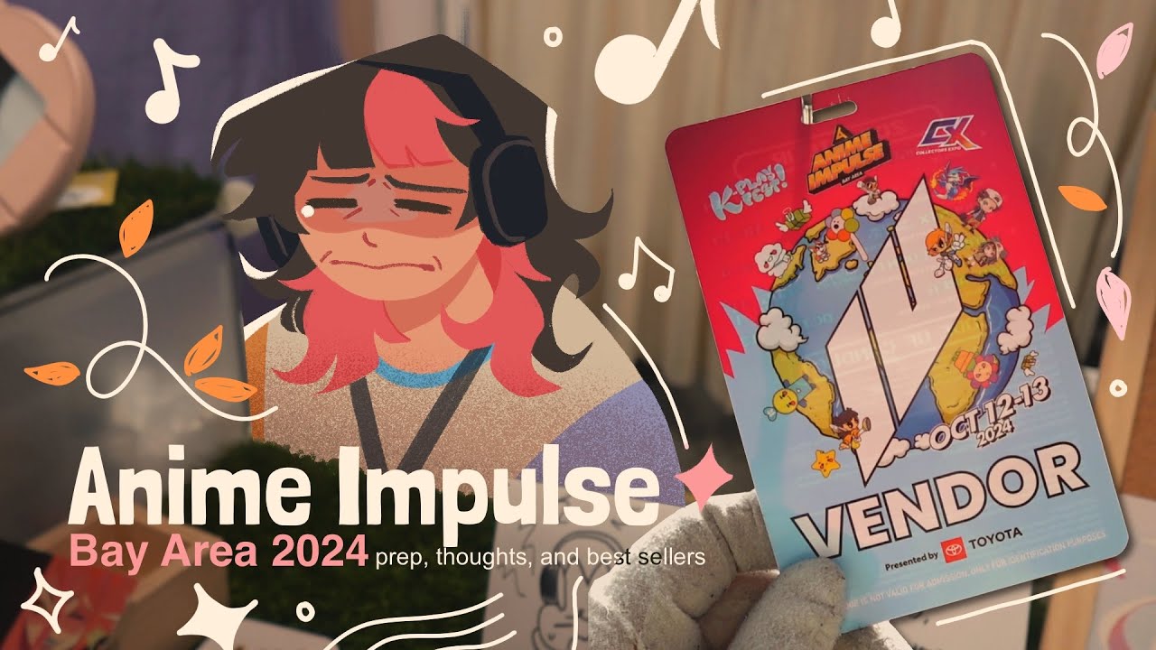 artist alley vlog ✦ anime impulse bay area 2024