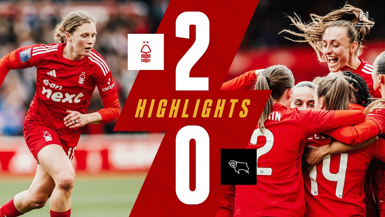 DERBY DAY DELIGHT! ❤️ | Forest Women 2-0 Derby County | Highlights