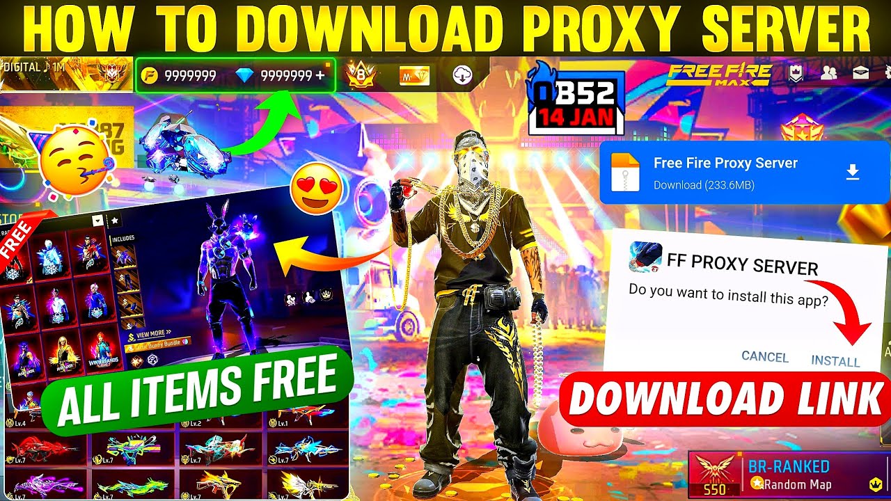 How To Download Proxy Server In Free Fire 💯😱🔥 | Free Fire Proxy Server | Proxy Server Free Fire